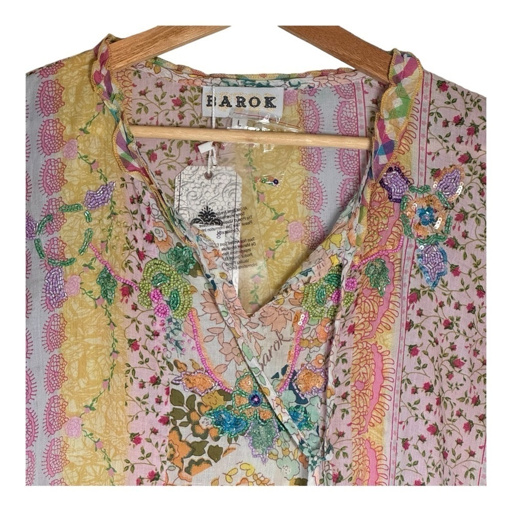 Barok Paris Spring Fling Patchwork Mini Dress NWT… - image 4